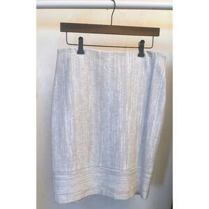 Hugo Boss Women Skirt Regular Fit Pencil Stretch Fabric Lined Gray Women Size 8